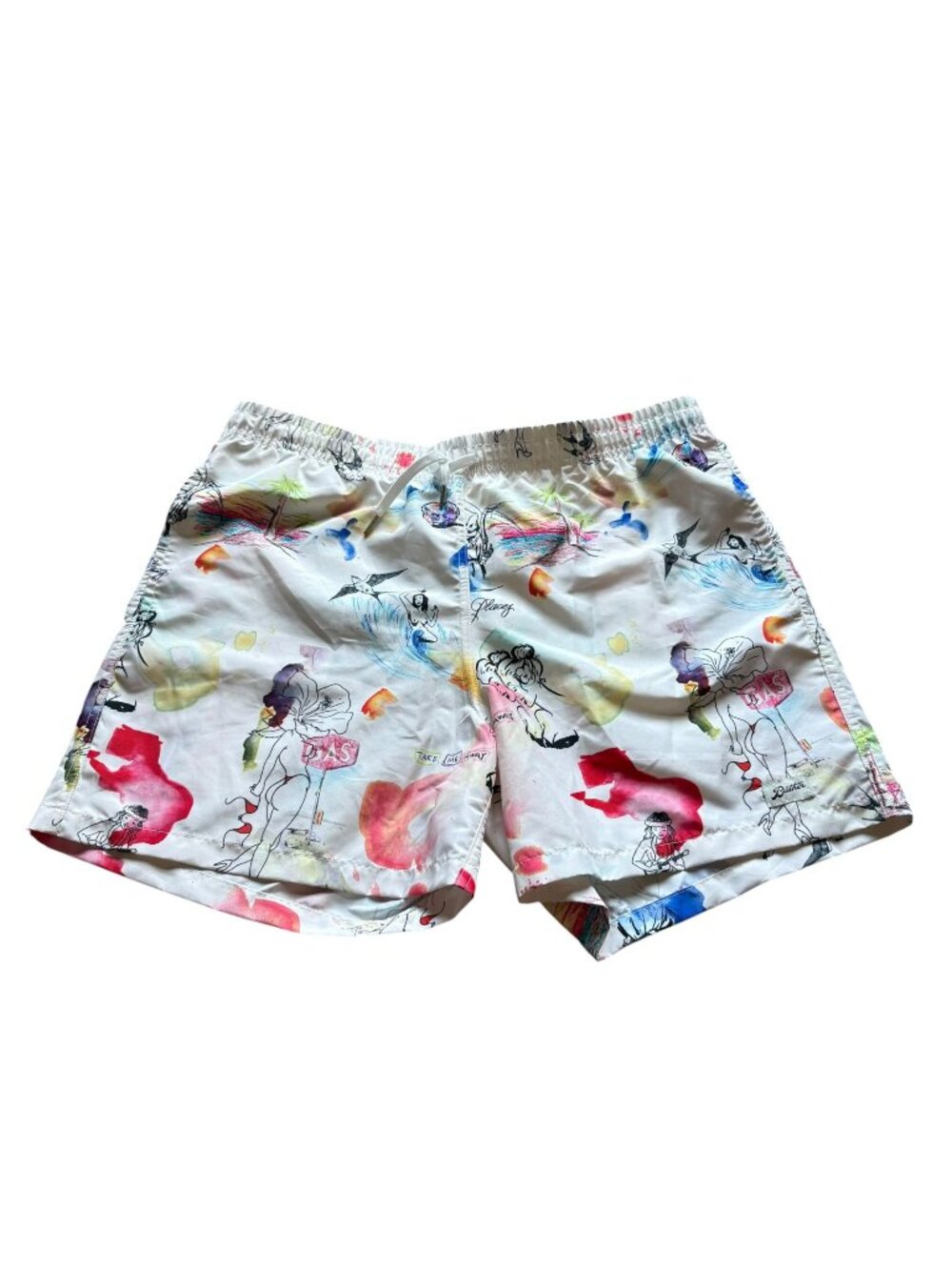 Bather Swim Trunks Pinup Girl Casual Xlarge NWT